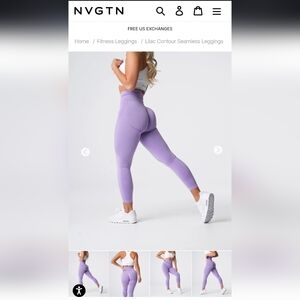 NVGTN Purple Seamless Leggings